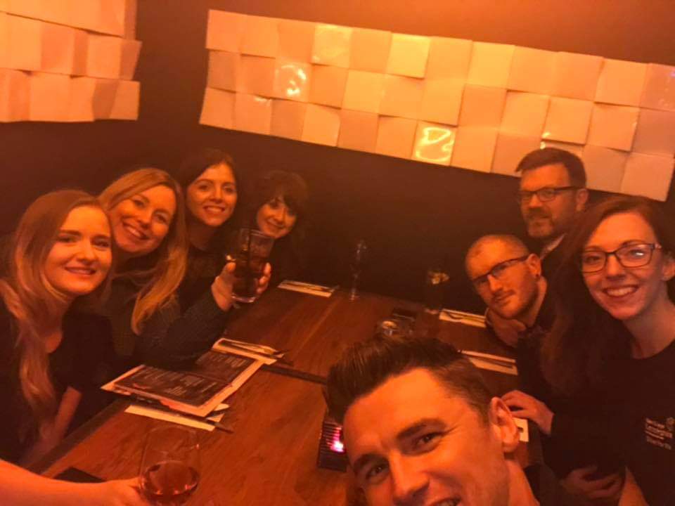 Lisa_Reid_Mktg's tweet photo. A fantastic day had celebrating the achievements of @NCLanarkshire graduates! 👍😁🎓 Now time for a good feed @BarSobaMitchell with the team 💖 #NCLgrad #turnalike #skillsetforlife https://t.co/XoSlaHvSKq