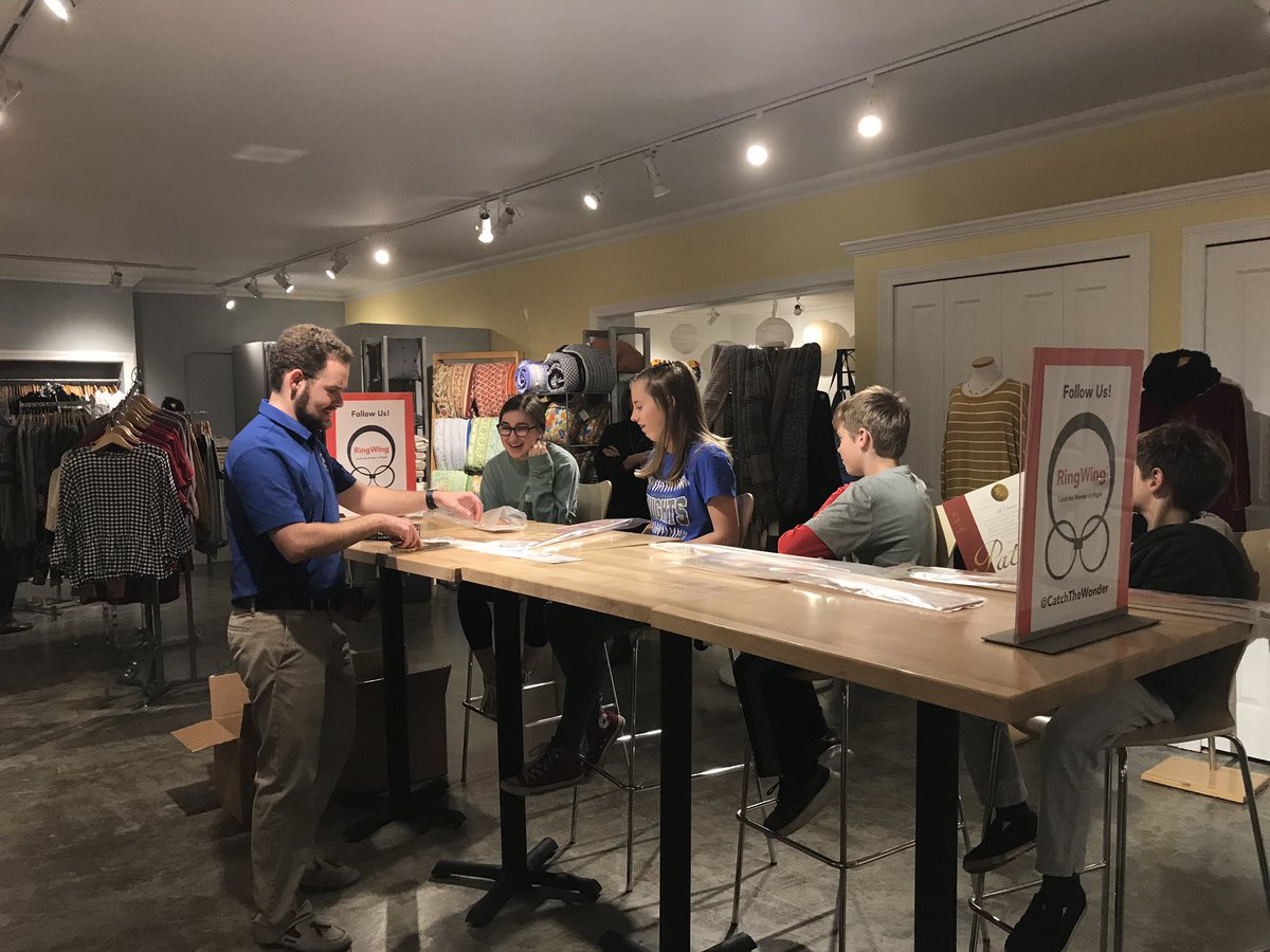 catchthewonder's tweet photo. We had a wonderful Design, Build, Fly RingWing® with the inventor event this past weekend at Art Mart! Stay tuned for more events! #CatchTheWonder https://t.co/fjRrNc4pb1 https://t.co/gVDAJoV6WH
