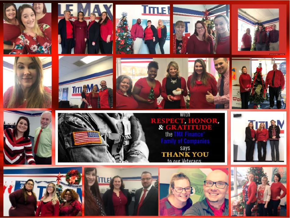 LoriDenton11's tweet photo. We wore red for our Vets today! Thank you for your service and your sacrifices! #TMXProjectSERV #ThankaVeteranWeek #showO #tmxfamily #tmxcares #D143Pride #ThankYouVets #USA #ProudToBeAnAmerican #Merica #RedWhiteBlue #UnitedWeSTAND  @M_Cook2011 @KelseyKoerber https://t.co/cioQmmfbQ2