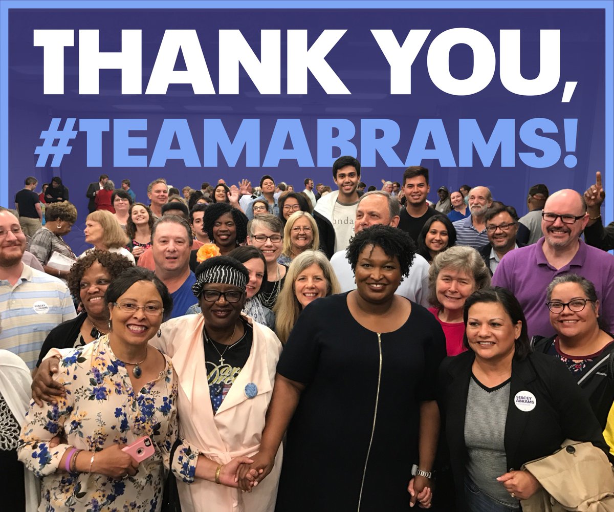 fairfightaction's tweet image. .@staceyabrams: "Movements for change are not built overnight, and they do not end when the polls close. We must continue the fight for progress...because the better, brighter Georgia we seek is always over the next hill." #gapol