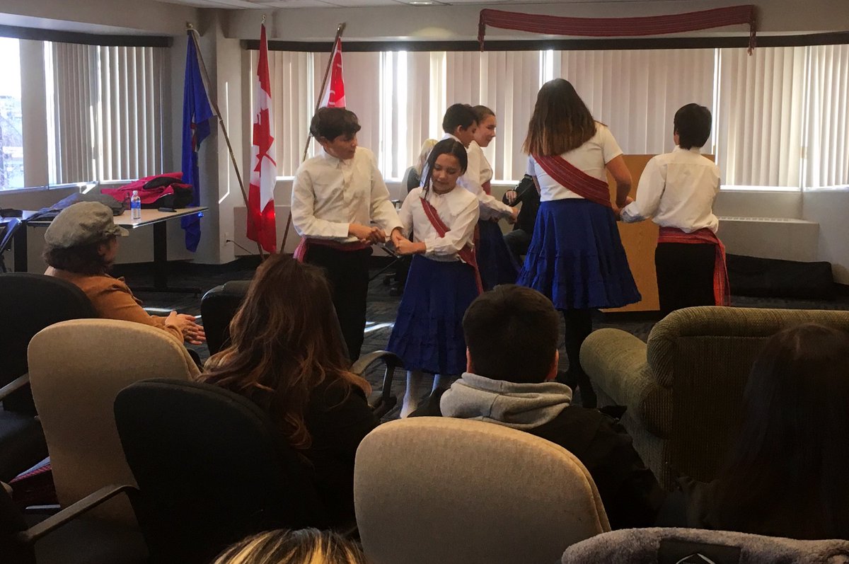 MSGC_Alberta's tweet photo. #MetisSettlements were proud to host a day of celebration and remembrance for #MetisWeek2018 Celebrating Metis people, land, and culture.
This day we remember the sacrifices of #Metis people, especially Louis Riel, who was unjustly tried and executed on this day, 133 years ago. https://t.co/UJN9oz5UQG