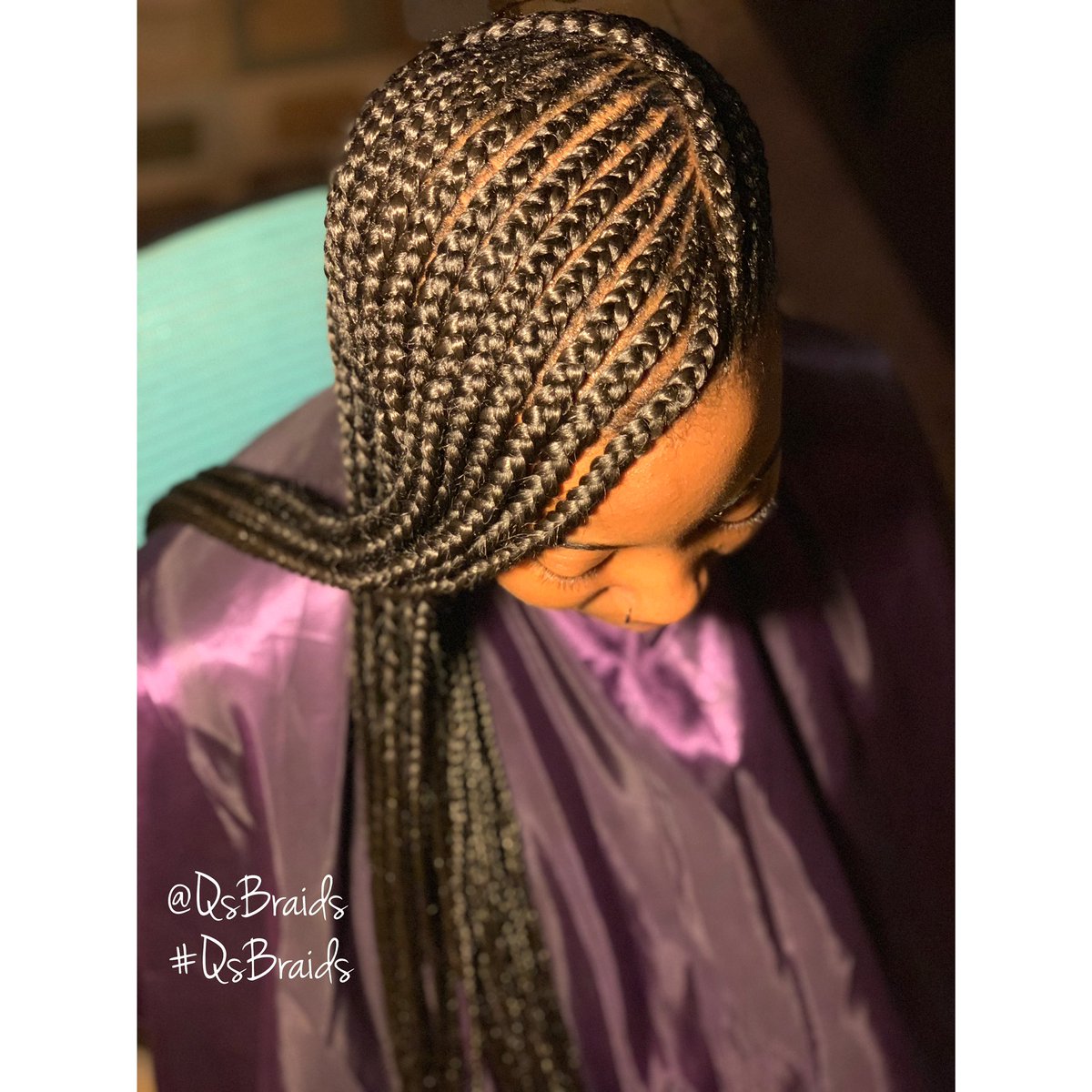 BodygoddessQ's tweet image. #cornrows always fresh #Straightbacks #Lemonade #boxbraids #QsBraids