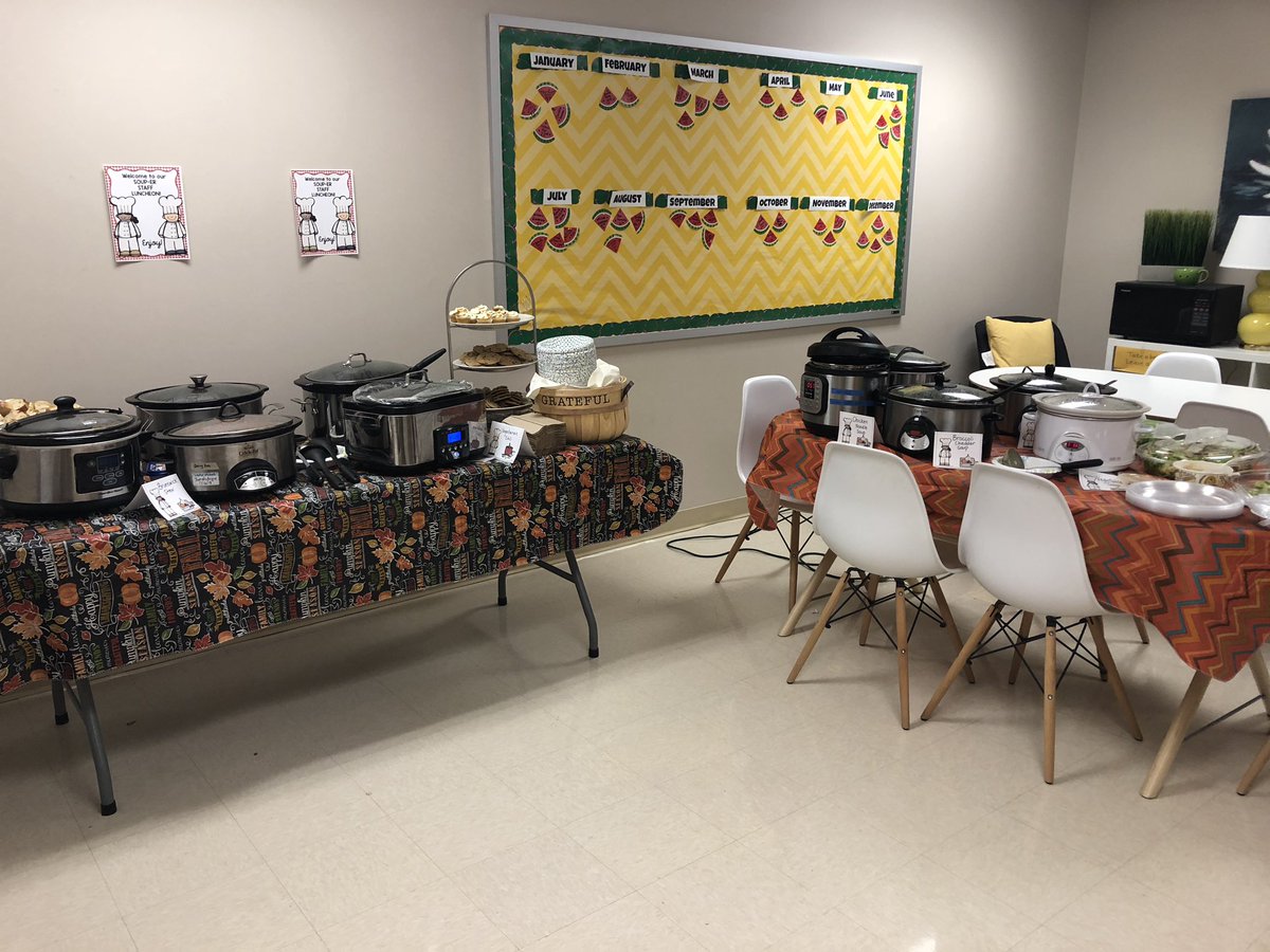 Thank you <a href="/ViennaPTA/">Vienna Elementary PTA</a> for the “souper” awesome lunch! The soups were perfect on this chilly 2-hour delay day! #VESisthebest