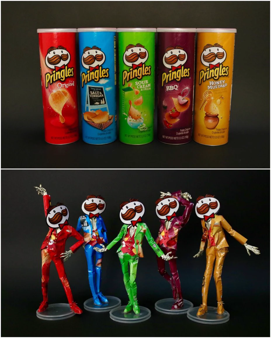 プリングルズマンに仲間が増えたｗ並んだ景色が圧巻ですｗｗｗ