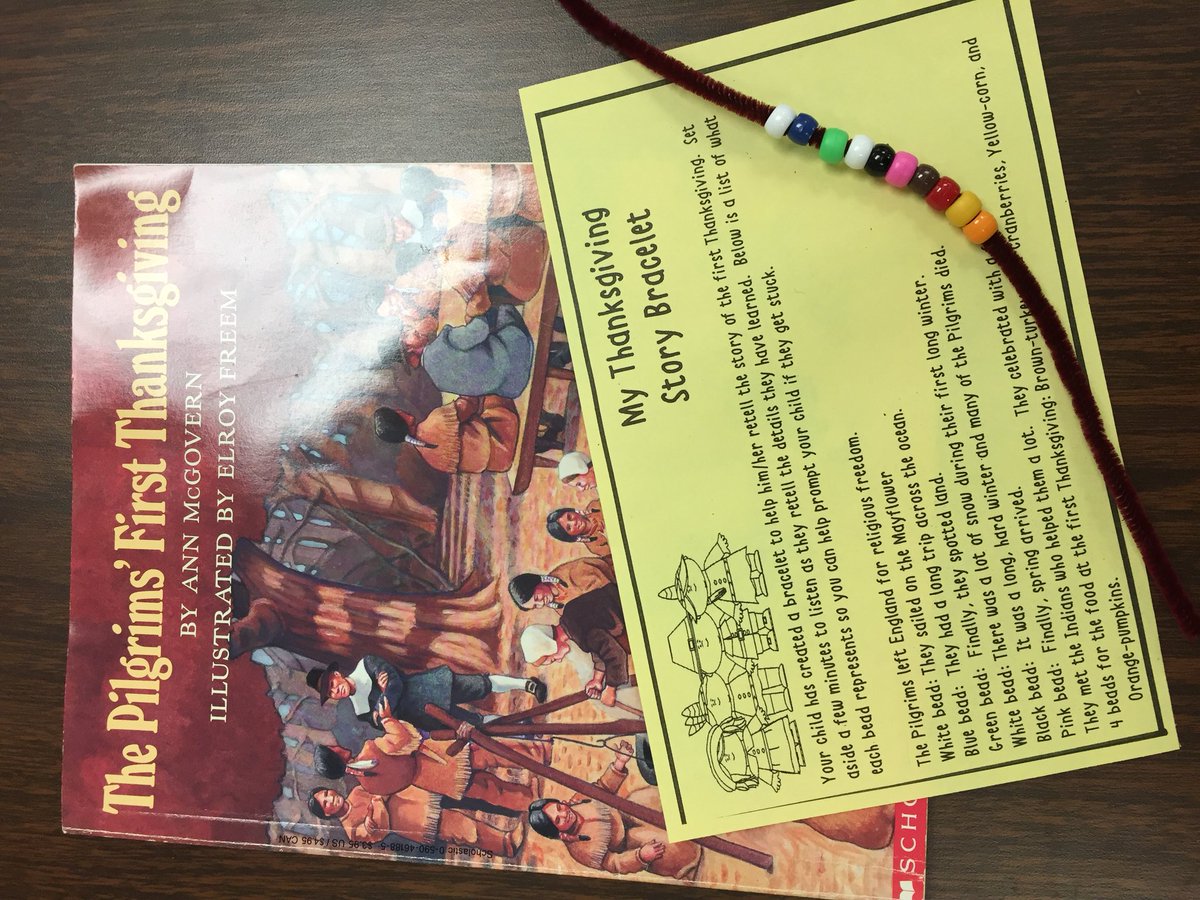 Molly Heilman On Twitter Had Fun Making These Retelling Bracelets Today Of The First Thanksgiving
