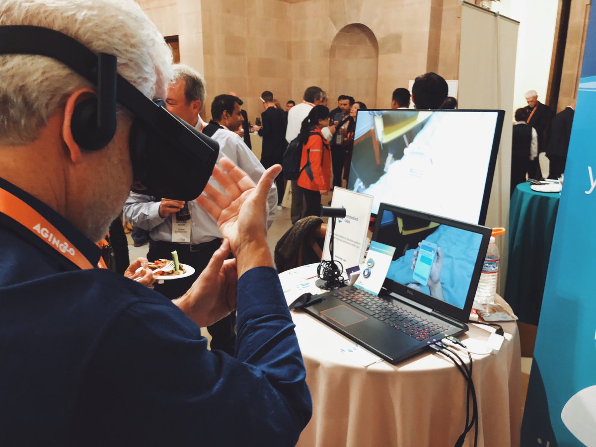 embodiedLabs's tweet photo. We also loved presenting at @Aging20’s #A2OPTIMIZE in SF this week, it was truly a wonderful opportunity to connect with care communities from all across the globe who are innovating how we care for our elders. Thanks to our sponsorship from @AARPiLabs for making this possible!!! https://t.co/g4EqtvmXJh