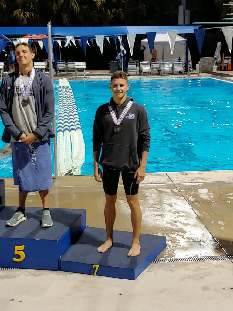 sjcdsathletics's tweet photo. So proud of Nick Rogers  All of his medal photos of the FHSAA State Swim.  Wow just wow!!!! https://t.co/6sAb9LQDKW