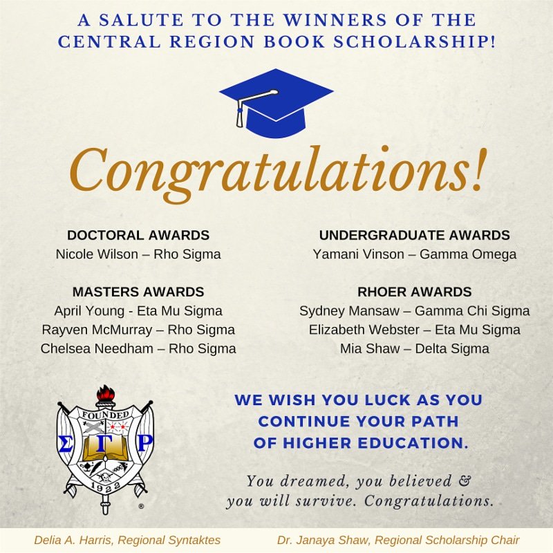 SGRhoCentral's tweet image. A salute to the winners of the Central Region Book Scholarship! 

We wish you the very best as you continue your path in higher education. 

#SGRhoCentral #Scholarship #GreaterProgress