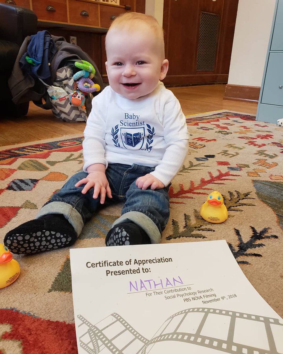 yalebabylab's tweet photo. Some of our PBS NOVA movie stars! 🤩 Thank you to all of the families who participated in the film! #yale #baby #psychology #babyscientist #pbsnova #pbs #cutebaby #momlife #yalebabylab #yalebaby #socialpsychology https://t.co/JzVKIYJLxg