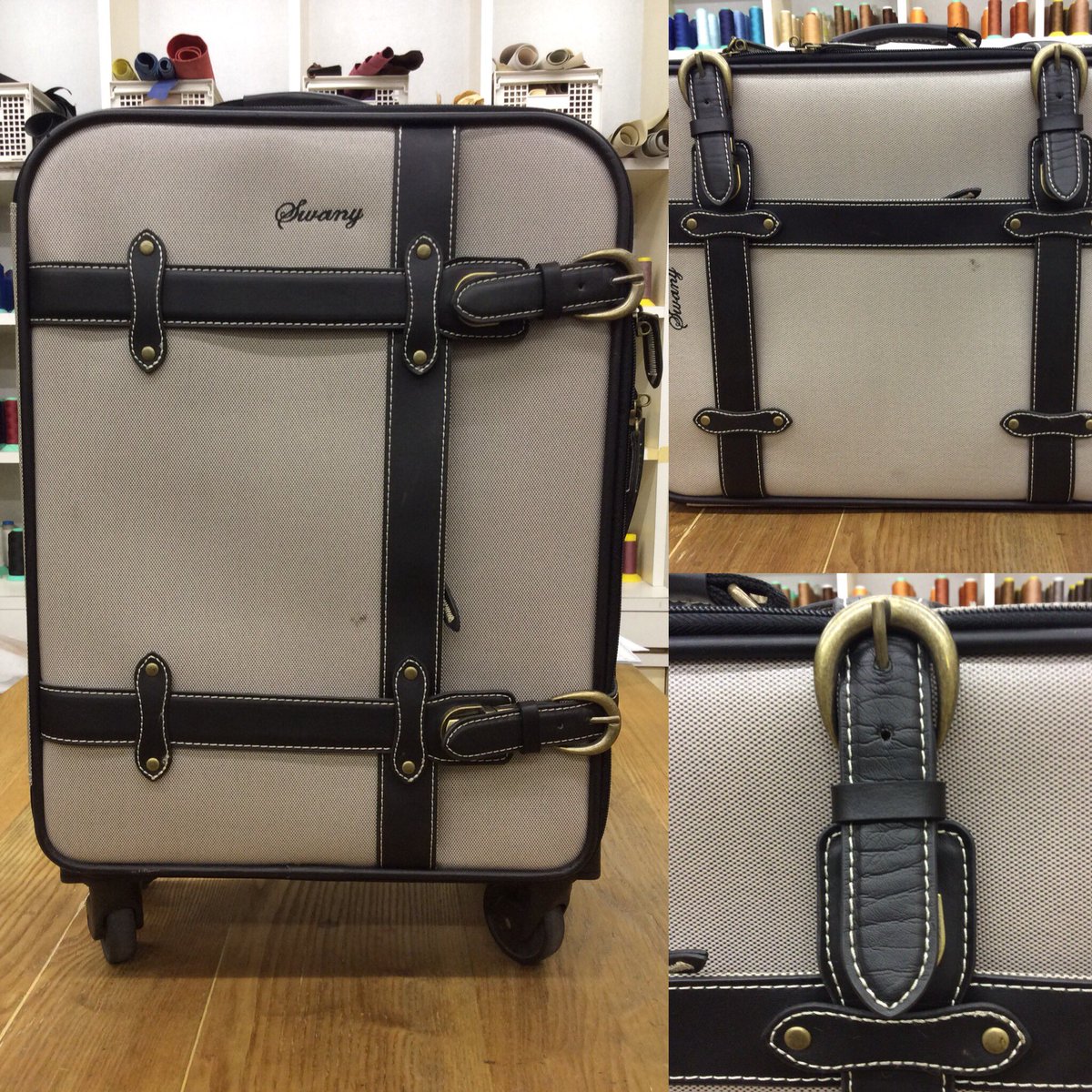 バッグ修理reterra リテラ キャリーバッグのベルトループ作製 O 愛媛県 愛媛県松山市 三津 三津浜 三津浜商店街 四国 愛媛移住 Reterra リテラ 愛媛のバッグ修理屋 バッグ修理 バッグ修理三津 バッグ修理reterra Bagrepair 鞄修理 靴