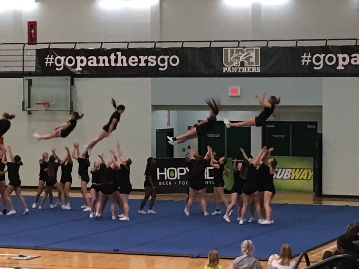 Great performance by Panthers Cheer team! #PantherPride