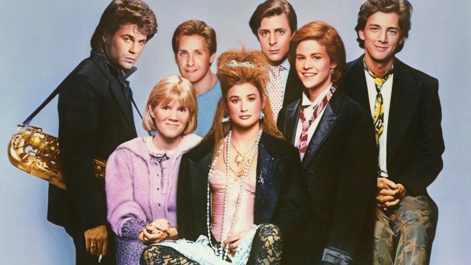 davidganly's tweet photo. I’m watching “St Elmo’s Fire”. Not sure if I’m asking for help or applause. #Damn80’s https://t.co/qfoReiJ1RH