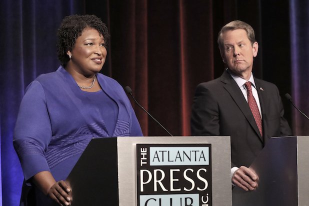 zesty_oprah's tweet photo. Democrat Stacey Abrams Loses Georgia Governor Race but Refuses to Concede https://t.co/beQIMqvit7 https://t.co/ATcmKZuN8C