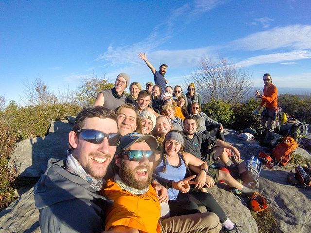 SnowbirdSWO's tweet image. One of our favorite days from the #OLDSchoolSWO semester is the final day of the climbing section. After almost 2 weeks of training, the students and instructors work their way up 500 vertical feet of climbing to the summit of one of the best spots in the Southeast. This yea…