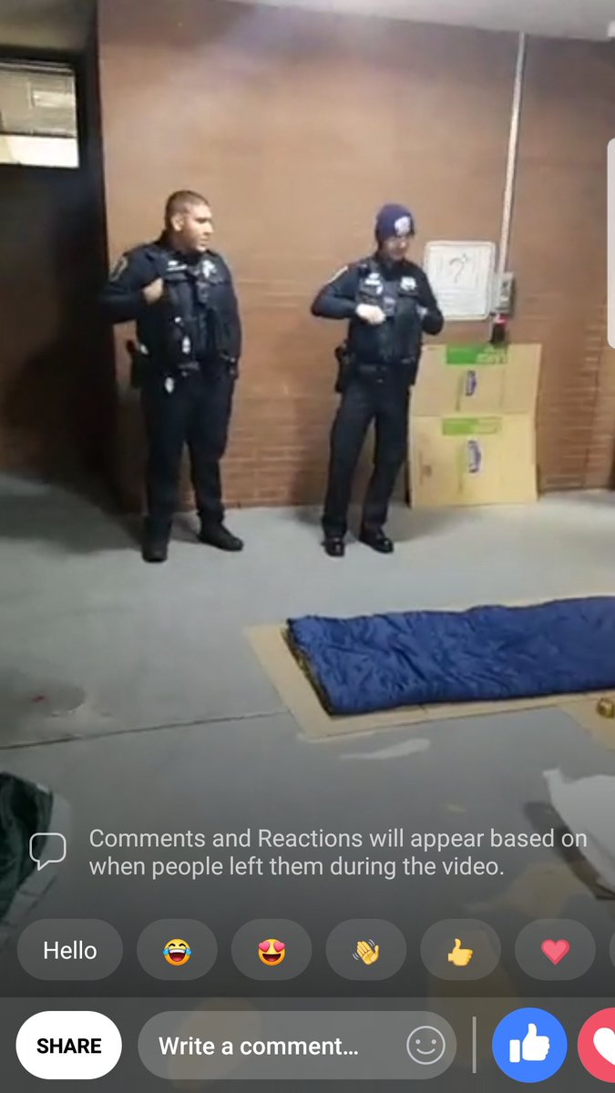 DCReEngagement's tweet photo. Shout out to @DCPoliceDept for sending officers to check on us last night during the #SleepOutDC . https://t.co/Ggc49hDX0X