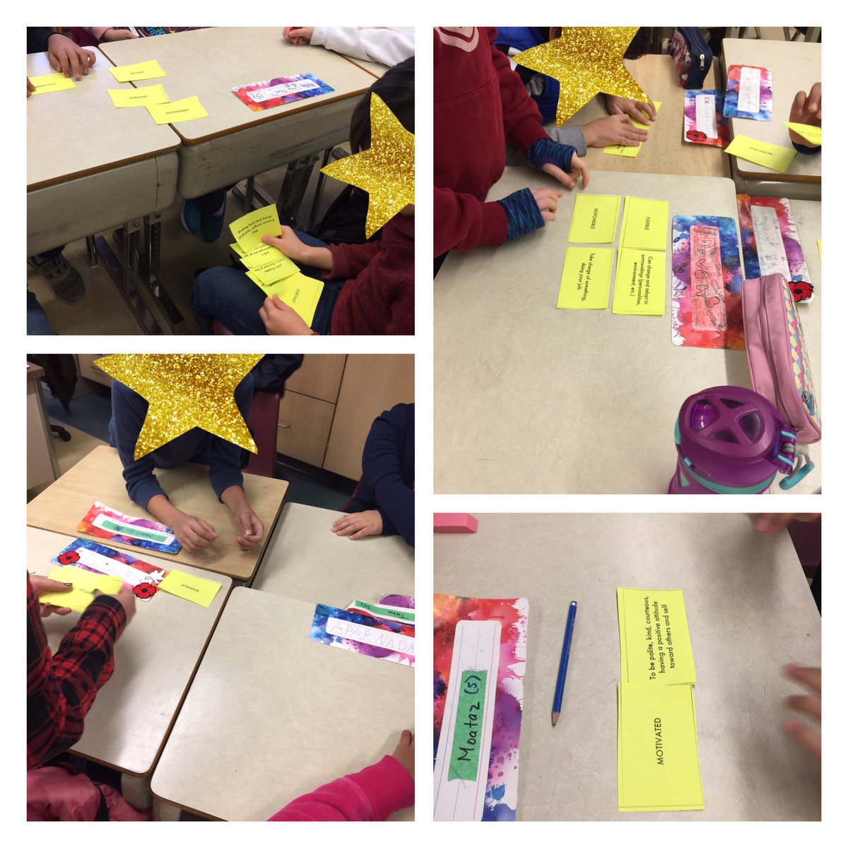 dtsolos's tweet image. Grade 4/5 ss @FinchPublic collaboratively figuring out vocabulary words and their definition, all describing key traits needed as part of teamwork #developingunderstanding #Togetherness #collaboration
