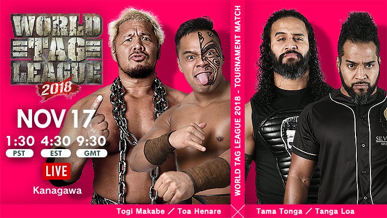 njpwworld's tweet photo. Tonight, #njpw WORLD TAG LEAGUE 2018 Night1!! Catch it the live streaming only on https://t.co/Tj7UBJ4PjP  !! Full lineup &amp; Tickets sales info▶︎https://t.co/HlbvlcjVQi
Make sure to watch live at New Japan World!! #njwtl #njpwworld https://t.co/T5Q3yoAaqe