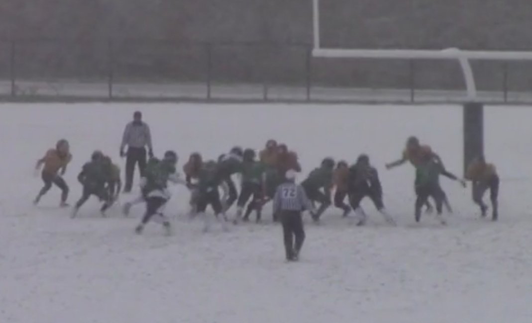 Proud of all our guys <a href="/Suzukifootball/">Suzuki Football</a> for the way they came through in the snow storm yesterday in our 27-7 semi-final victory over St. Francis Xavier. Championship game this Wed. at 11am vs. St. Thomas Aquinas! #grizpride