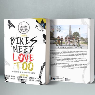 EASTSIDERIDERS's tweet photo. #esr book coming soon. Preorder now, book available12/29/18 #esrlove #esr10yearsstrong #MovingForward #NewProfilePic #bikesneedlovetoo thank you #phabb5 #GRoW @Annenberg_FDN and @WattsLeaders for your support. https://t.co/SIL2pbID6I