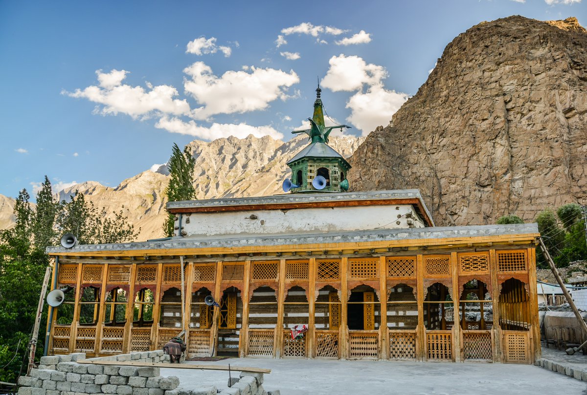 Masjid Chaqchan, means Miraculous Mosque, is one of the earliest mosques in the region, located in Khaplu, Northern Pakistan.  #VisitPakistan2021  #WorldTourismDay