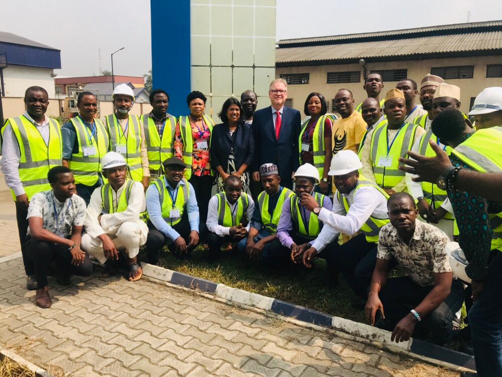grecopowerltd's tweet photo. The grand finale and certificate award ceremony on #spvistraining, sponsored by @giz_gmbh @nesp_nigeria implemented by @BASAssociatesC for 8 partnering Universities, with 25 participants which held at @lagosacademy. https://t.co/k30u3gE2Dw