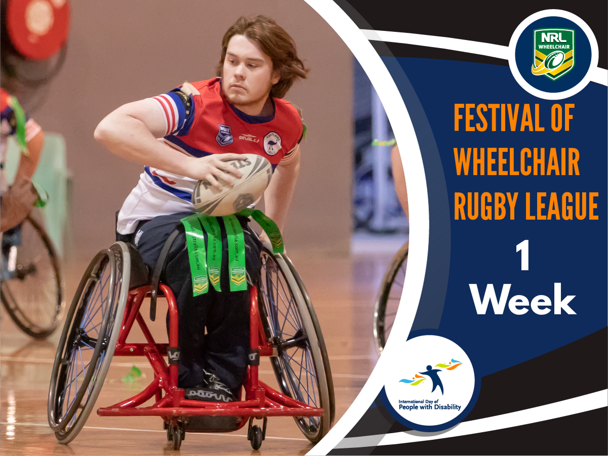 NSWWRL's tweet image. What are your plans next Sunday? Come participate in the Festival of Wheelchair Rugby League at PCYC in Auburn. Also meet our Ambassadors, Brett Kimmorley and Jason Tamou. For more information and to register, visit at nrlwheelchair.com.au