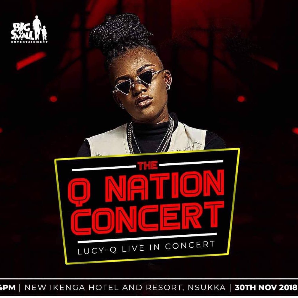 Coal_City's tweet photo. On the 30th of this month, the Q Nation will be storming Nsukka for the Q Nation Concert.
And they are bringing your favorite artists.
Venue: New Ikenga Hotel Nsukka
Time: 4pm till your ear drum start paining you.
Donβt Miss This!
#QNationConcert https://t.co/Q2qvR3kLyq