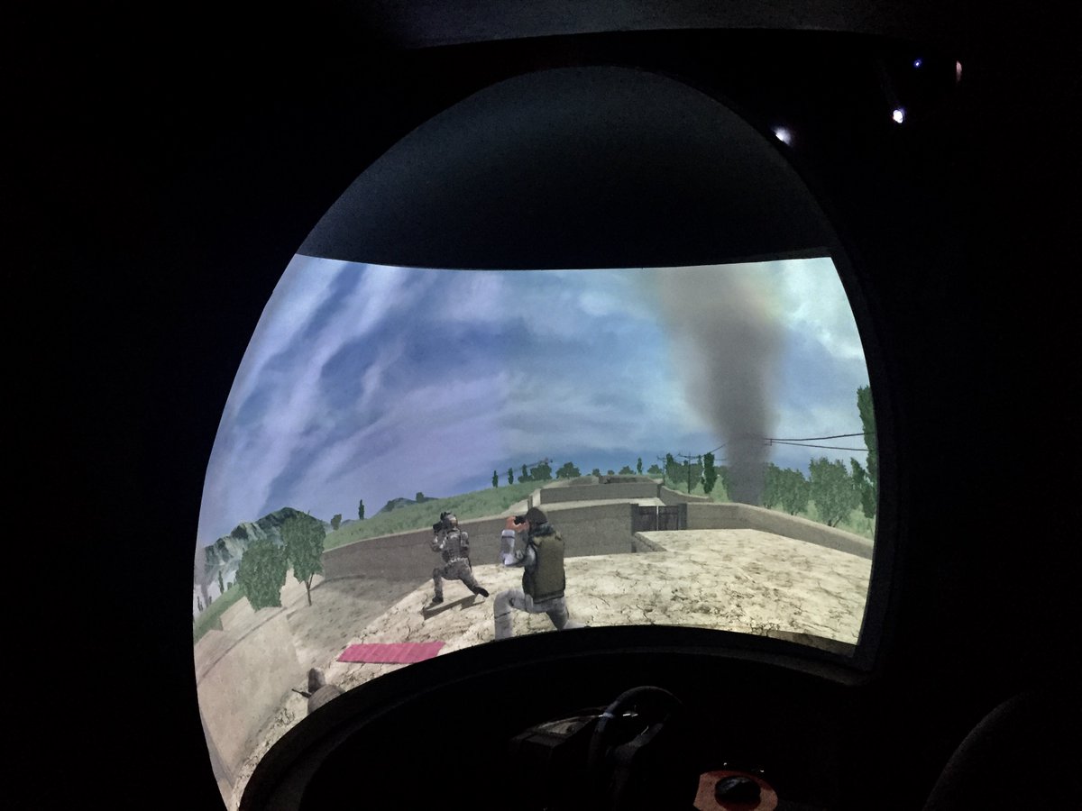 SphereScreen's tweet photo. Ready for I/ITSEC 2018 in Orlando November 26-29.  Sphere Screen running MetaVR 6.3 on one HP Z-420 with two Nvidia Quadro P5000s. https://t.co/P4Nrich2ip