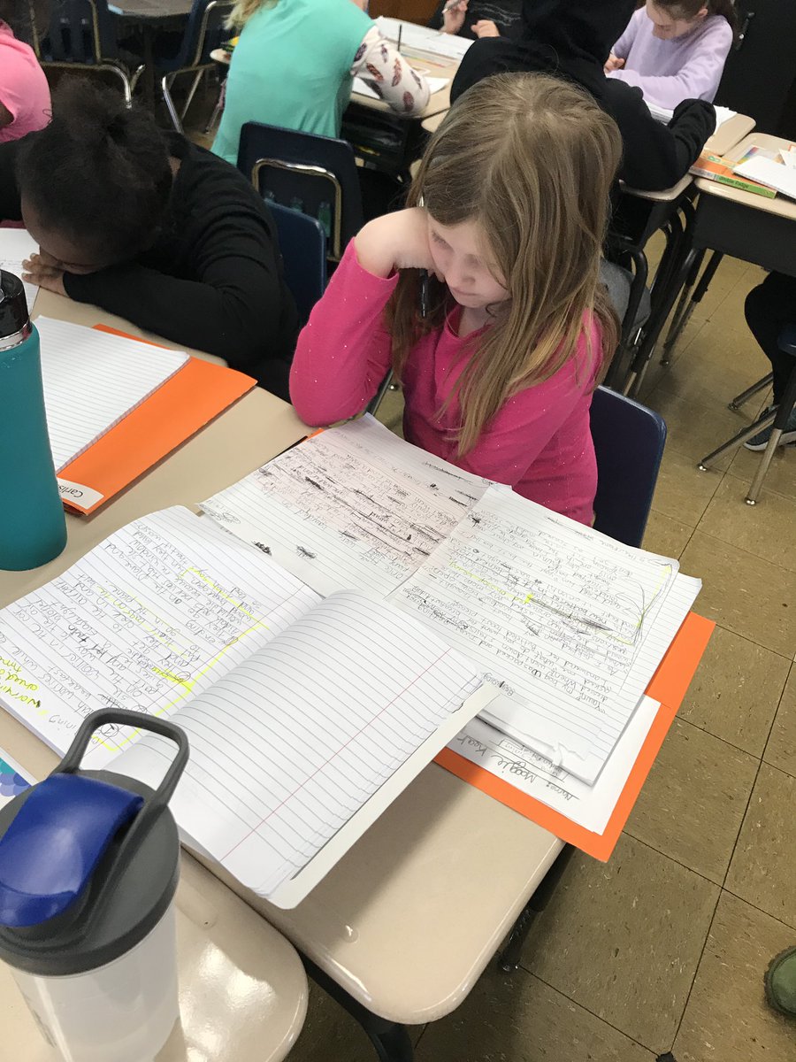 Fourth graders revising looking carefully at elaboration and craft...one fourth grader shares her revision with the class <a href="/Oakdalededham/">Oakdale School</a> <a href="/NinaMancinelli/">Nina Mancinelli</a>