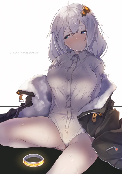 あかりちゃん着崩れないシャツ着て…… 