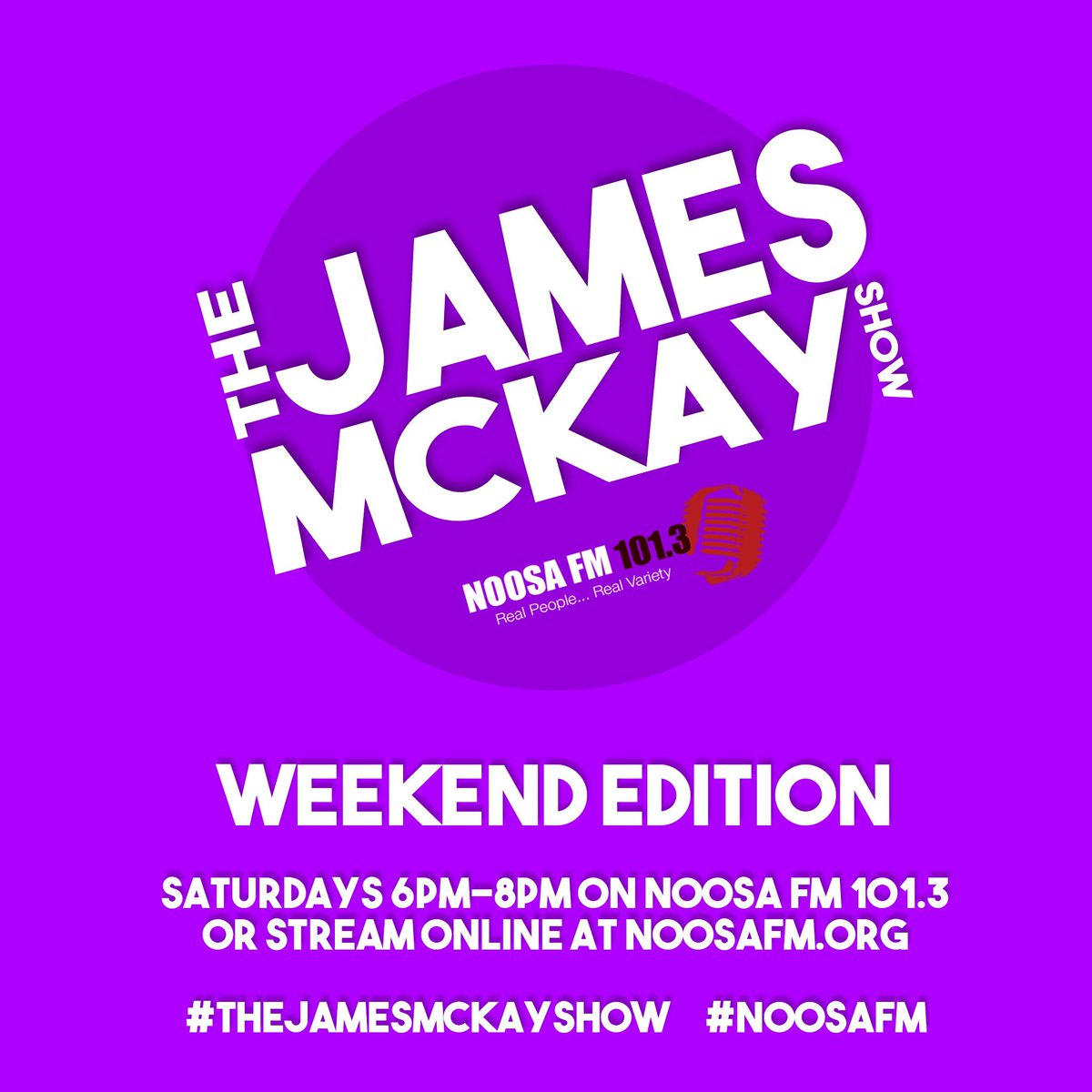JamesMcKay_Show's tweet photo. Be sure to listen to the #weekendedition of #thejamesmckayshow TONIGHT from 6pm-8pm on #noosafm 101.3 or on https://t.co/299dDnotif! Start your Saturday night right with James McKay! #jamesmckayshow #localradio #radioshow #talkradio #sunshinecoast #noosa #latenight #saturdaynight https://t.co/46fWNix7fJ