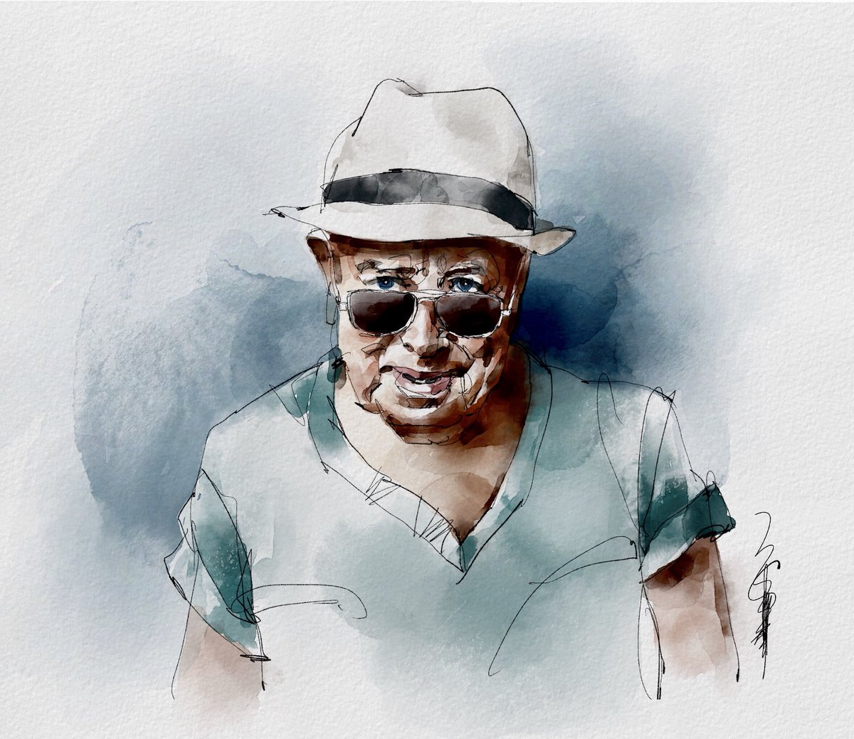 widemediaguy's tweet photo. Pen and Watercolor Sketch
#drawing #practicing #sketch #sketching #rapidsketch #draw #portrait #illustration #keepsketching #watercolorsketch #flexpen #inkrendering #keepracticing #justdraw #giftaportrait #wmg #widemediaguy #watercolor #stylizedillustration #watercolor https://t.co/5xFIHJaZeD