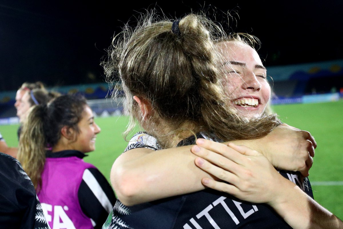 NZ_Football's tweet photo. PHOTO GALLERY | Check out some of the best snaps from a historic occasion as New Zealand made the quarter-finals of the #U17WWC for the first ever time with a win over Uruguay https://t.co/UxNOwCLGnL https://t.co/16v7Inz4jc