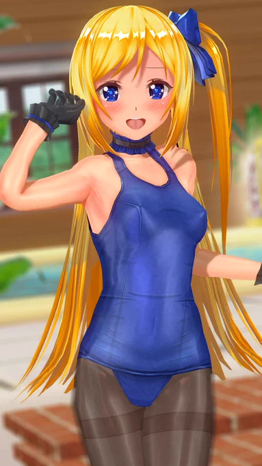 スク水タイツ#CM3D2 #COM3D2 