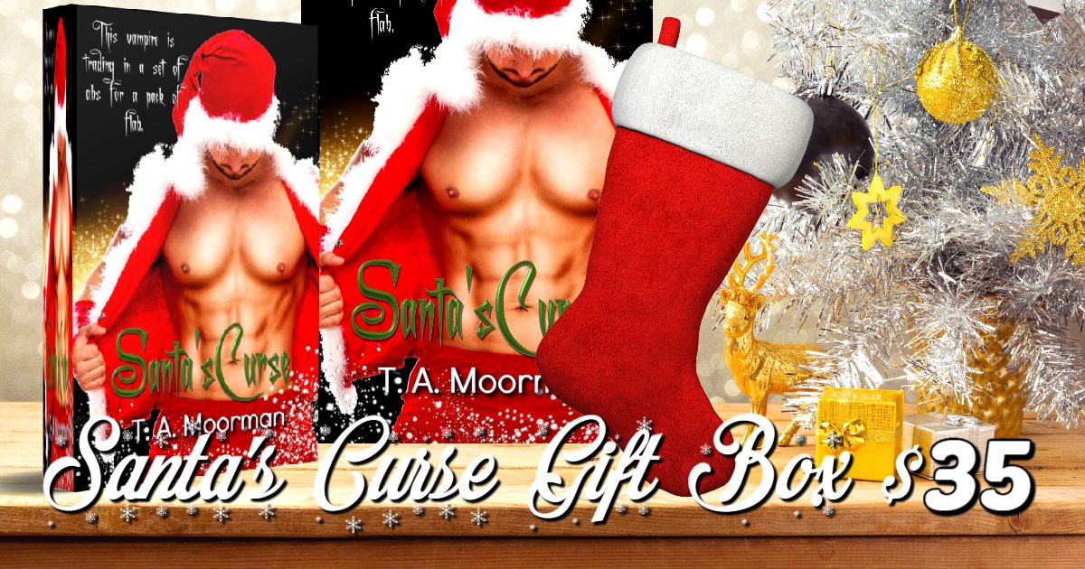 GothicMoms's tweet photo. Santa's Curse Gift Box https://t.co/1hvqrseYAG via @Etsy
“A Totally Witty, Wicked, & Witchy Take on Santa's Legend...”
#SantasCurse #VampireSanta #PNR #ParanormalHoliday #HolidayMagic #Paranormal #Vampire #Enchantress #BWWM #InterracialRomance https://t.co/O0ccDC6W3F