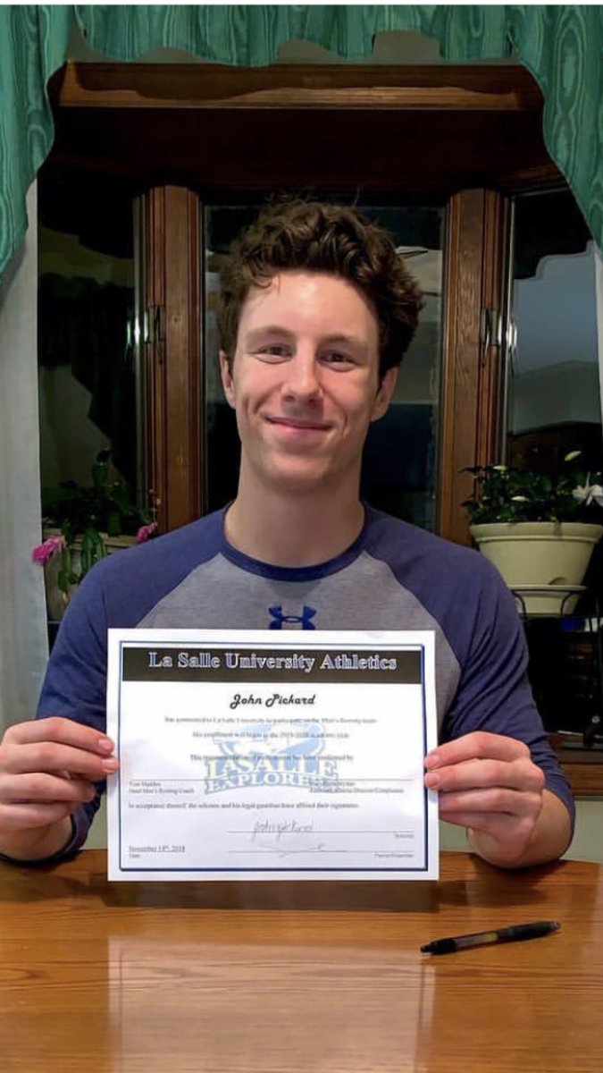 crew_eht's tweet photo. Congrats to Captain John Pickard on his commitment to continue his studies and row for @LaSalleRowing @LaSalleUniv @EHTNJHS @EHTNJAthletics #ehtcrew https://t.co/2be00ErXZO