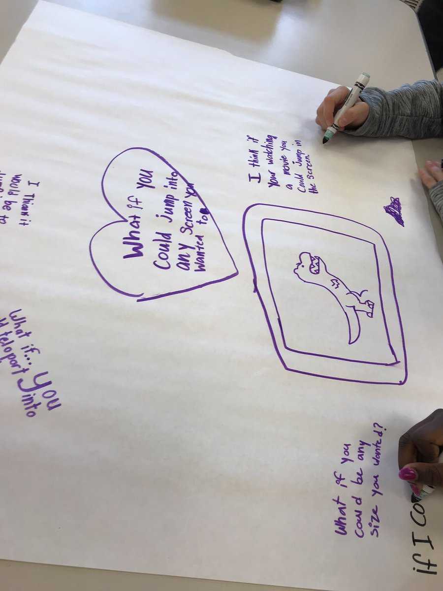 rdickerson2's tweet photo. Our curiosity continued with a “What If” lesson and continued into a Think Ink time. #PikeRoadWay #MindframesInAction #QualityQuestion #WhatIf360 @Question2Think @MattMurrie https://t.co/8H10erEDPx