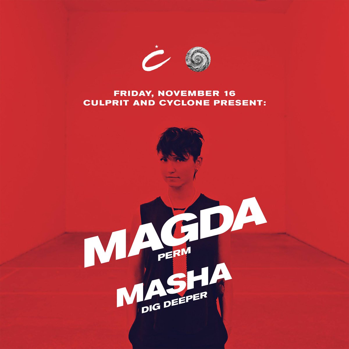 Time for our M &amp; M party: <a href="/magda_music/">Magda</a> &amp; Masha tonight! Doors open at 11. Grab a ticket to save on door price: bit.ly/magdacyc  or RSVP: bit.ly/magdarsvp. Location will be sent at 10