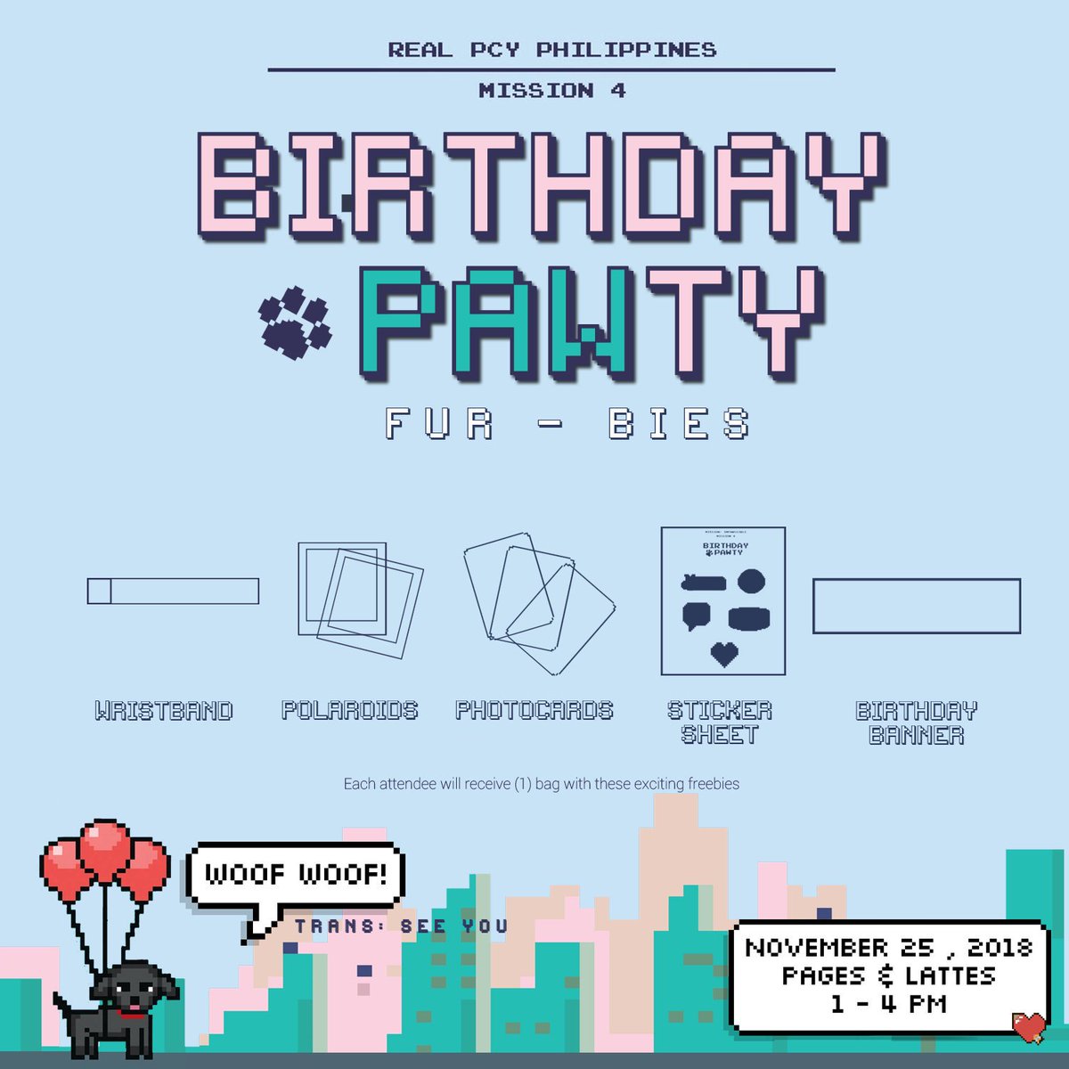 rpcyph's tweet photo. [STAFF POST] Last 3 days to settle your payments for #RPCYPHBirthdayPAWty 🐾 Don't miss the chance to meet new EXO-L friends &amp; doggos 💛 We've prepared a lot of fun games and exciting freebies for you!

Reserve a slot now at https://t.co/lPwswWJapp

See posters for more details. https://t.co/5JTkpIN5PP