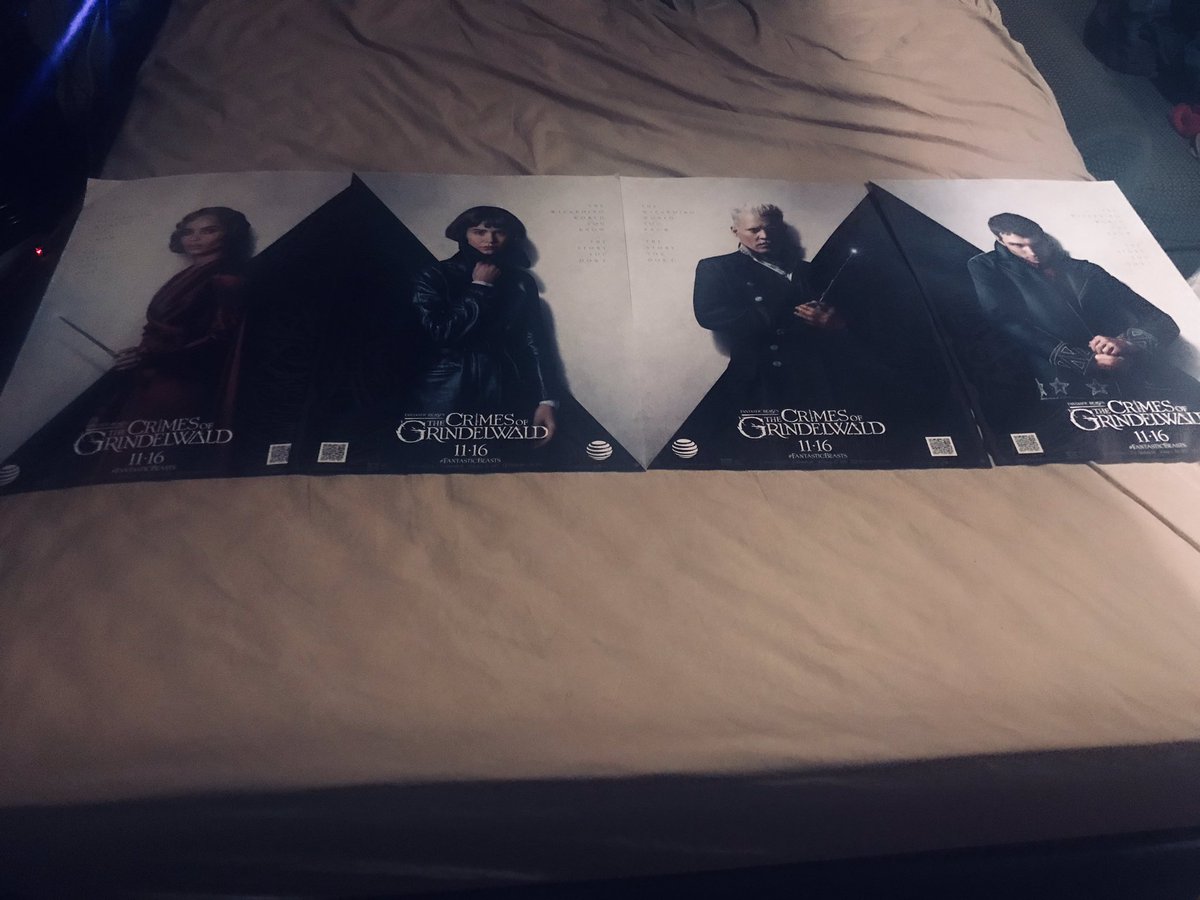 edwardistheman's tweet photo. @ATT I went to my AT&T store and they gave me four of these free #FantasticBeasts posters #DiscoverMoreMagic @FantasticBeasts https://t.co/o0MrsuwRRs