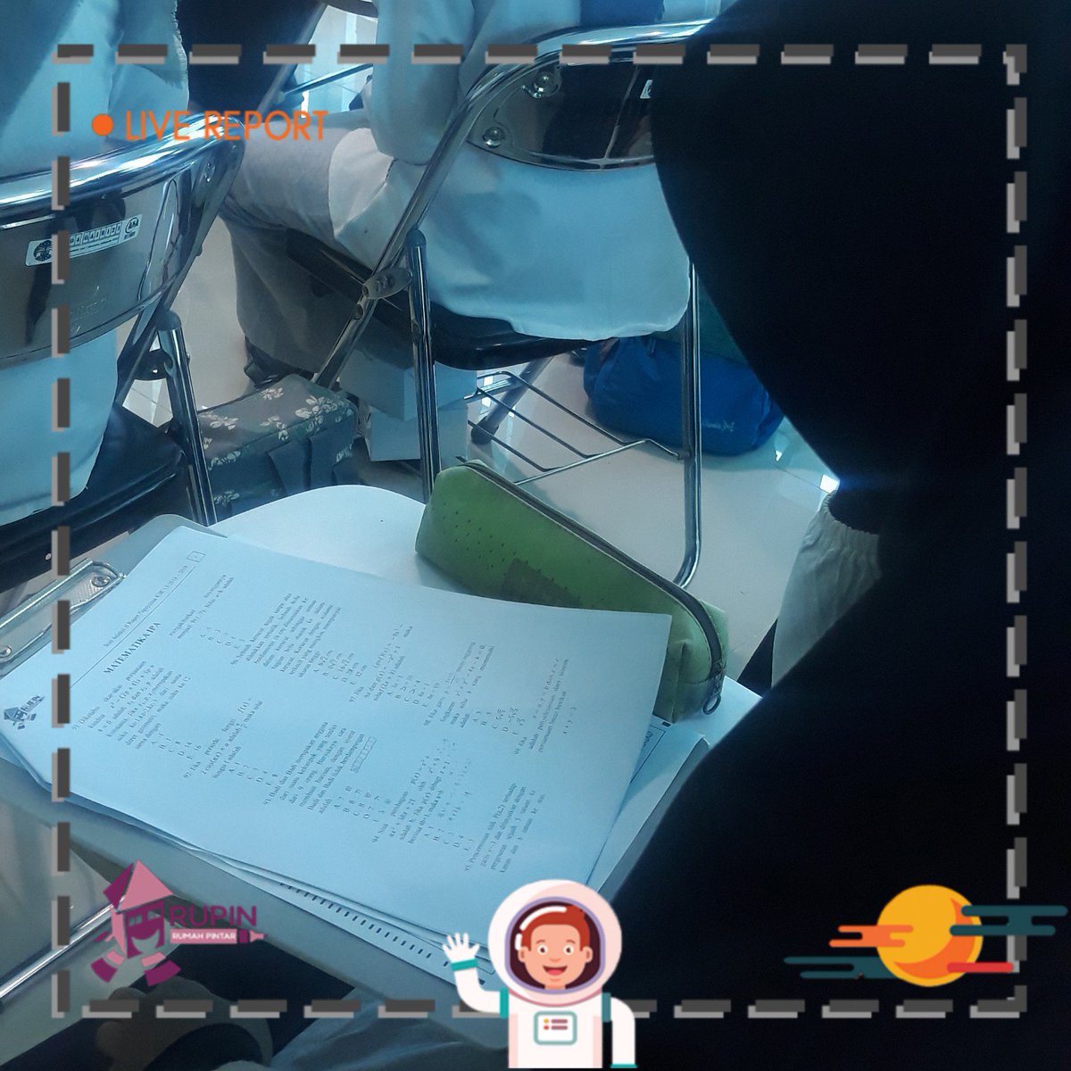 RuPinKSEUI's tweet photo. [ LIVE REPORT ]

Hai Rupiners!

Sedang berlangsung Tes Tulis Saintek dan Soshum oleh Peserta Seleksi Tahap 2 Rupin KSE UI Batch 9. Semangat terus ya!

Rumah Pintar KSE UI 
Kreatif Inspiratif Tulus Aktif 
Paguyuban KSE UI 
Sharing, Networking, &amp; Developing
https://t.co/2XCbcABGya https://t.co/Lk620ghsLn