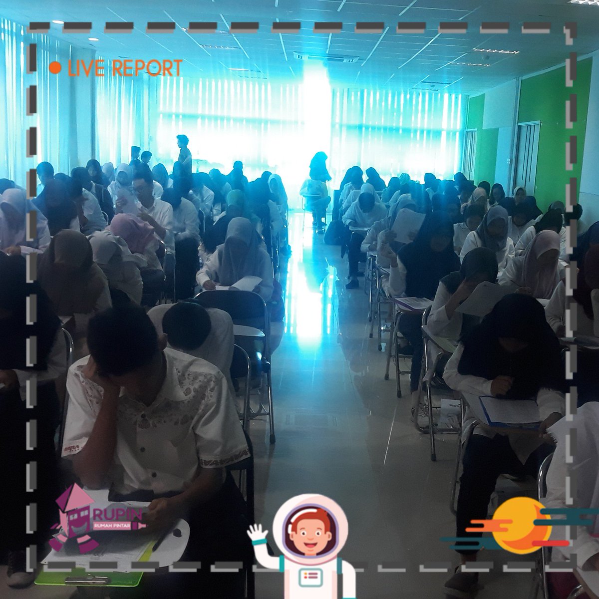RuPinKSEUI's tweet photo. [ LIVE REPORT ]

Hai Rupiners!

Sedang berlangsung Tes Tulis Saintek dan Soshum oleh Peserta Seleksi Tahap 2 Rupin KSE UI Batch 9. Semangat terus ya!

Rumah Pintar KSE UI 
Kreatif Inspiratif Tulus Aktif 
Paguyuban KSE UI 
Sharing, Networking, &amp; Developing
https://t.co/2XCbcABGya https://t.co/Lk620ghsLn