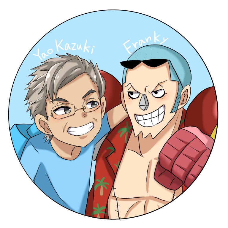 sh_coe812's tweet image. フランキーと矢尾一樹さん🛠