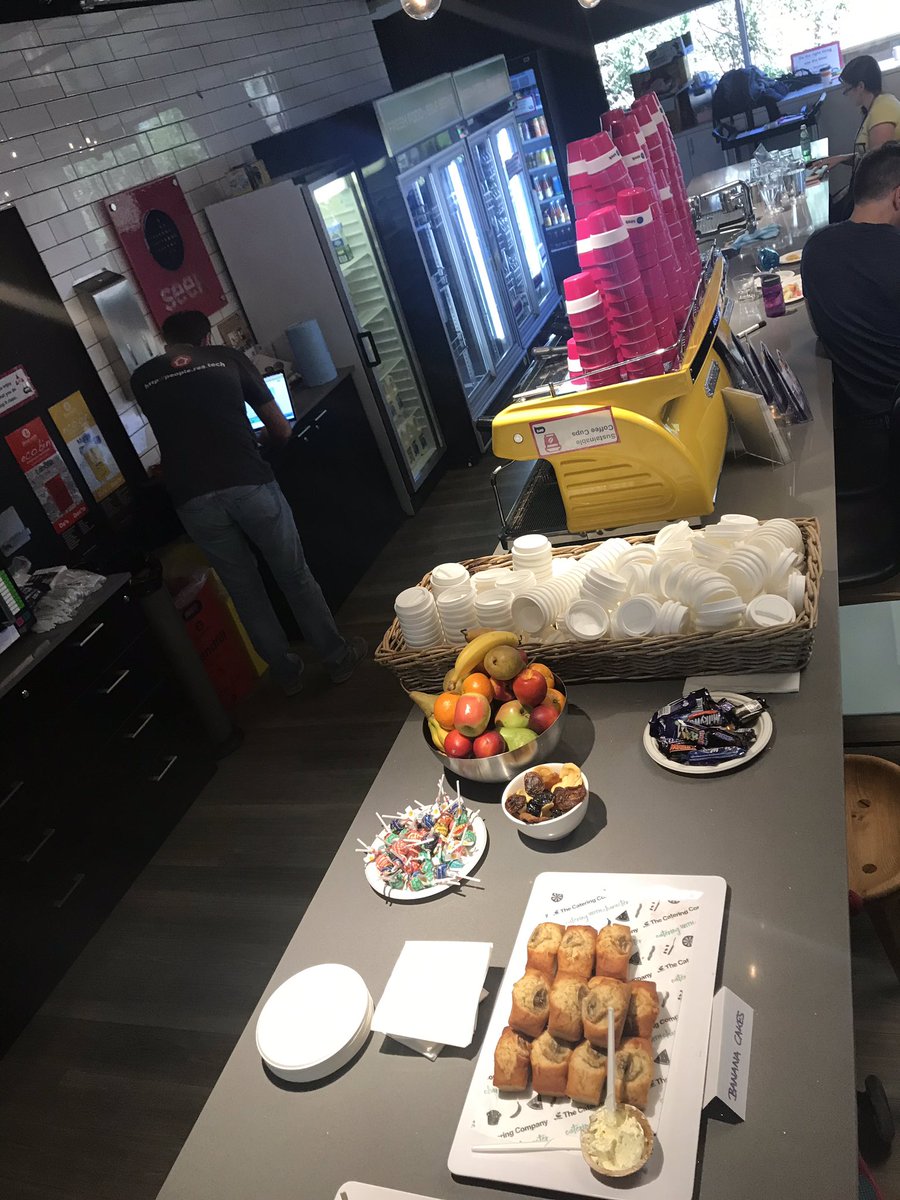 Erdbeervogel's tweet photo. Probably the BEST catered #coderetreat I’ve been at so far! Amazing! Thx to our sponsors @REA_Group @thoughtworks @janowskit @thelukemccarthy #gdcr18 #gdcrmelb18 https://t.co/dPSDYdi2xF
