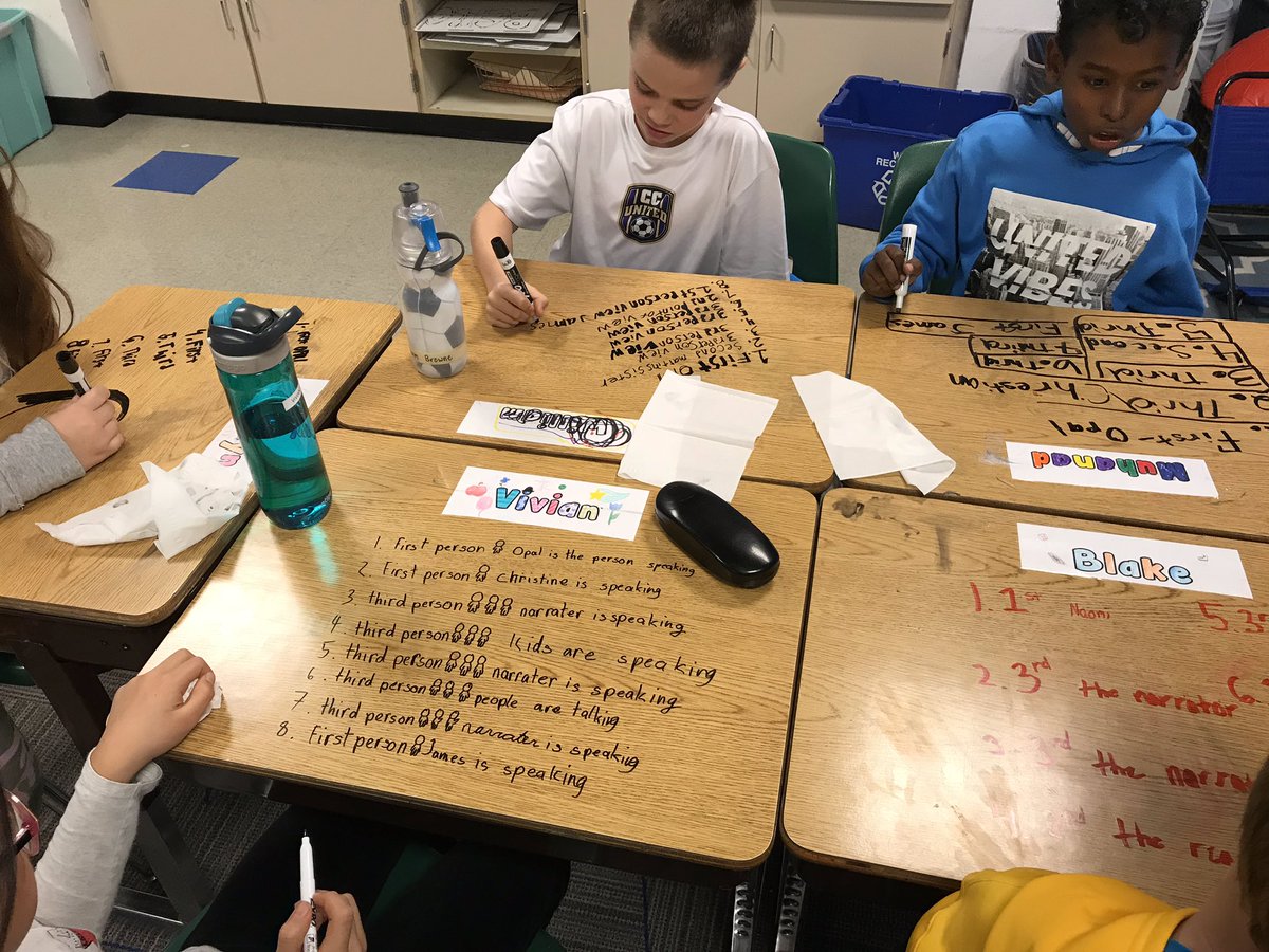 MrsStrigle's tweet photo. A stroll down memory lane...Identifying Points of View from our previous Journey stories we head this year! Awesome job 4th grade. https://t.co/6TLP5VCLL2