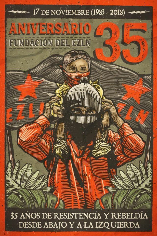 35 años de resistencia y rebeldía. #EZLN #17Noviembre