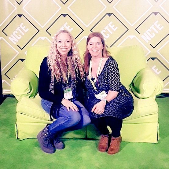 Andififield's tweet photo. So great to see @kayla_briseno looking fab at #NCTE18. She's such a rockstar! 🤩 https://t.co/djjcPUEqPY