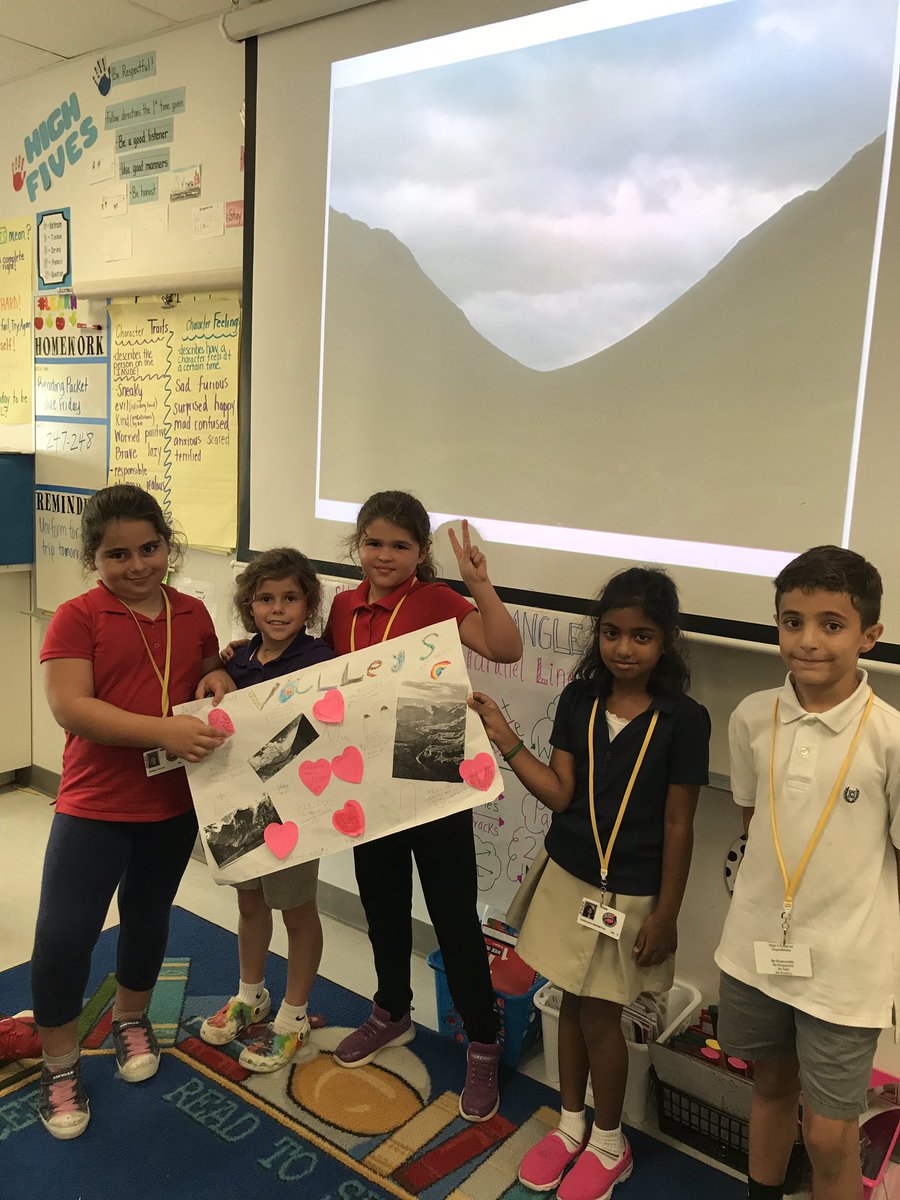 FabFlamingo2's tweet photo. Students worked in teams to research landforms and create a poster and presentation 👌🏻🏔🏝🌋 @CalusaES https://t.co/abzstnAOXI