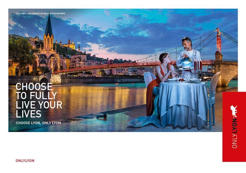 Waou ! superbe campagne internationale <a href="/OnlyLyon/">ONLYLYON</a> très beaux visuels, mon préféré celui avec <a href="/MViannay/">Mathieu Viannay</a> <a href="/lamerebrazier/">La Mère Brazier</a> et son accroche “choose to fully live your lives”  #lyon #poésie