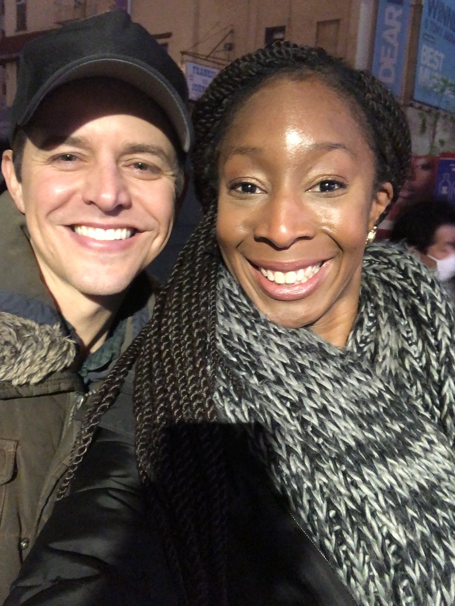 EKCroffie's tweet photo. SO THRILLED I experienced @PhantomBway for the first time on stage with the STUNNING @aliewoldt - seriously cannot wait to see what you do next Ali - @crawdady21 &amp; @jtforbach!! 💙🖤 that score just fills your soul! #PhantomBway #Phantom30 #AngelofMusic https://t.co/8OiMenomuI